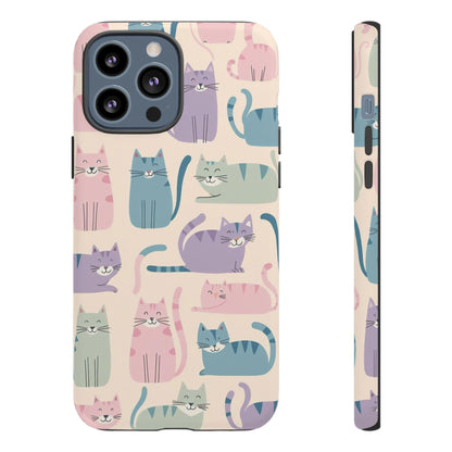 Cute Cat Phone Case - Tough & Stylish Pet Lover Accessory