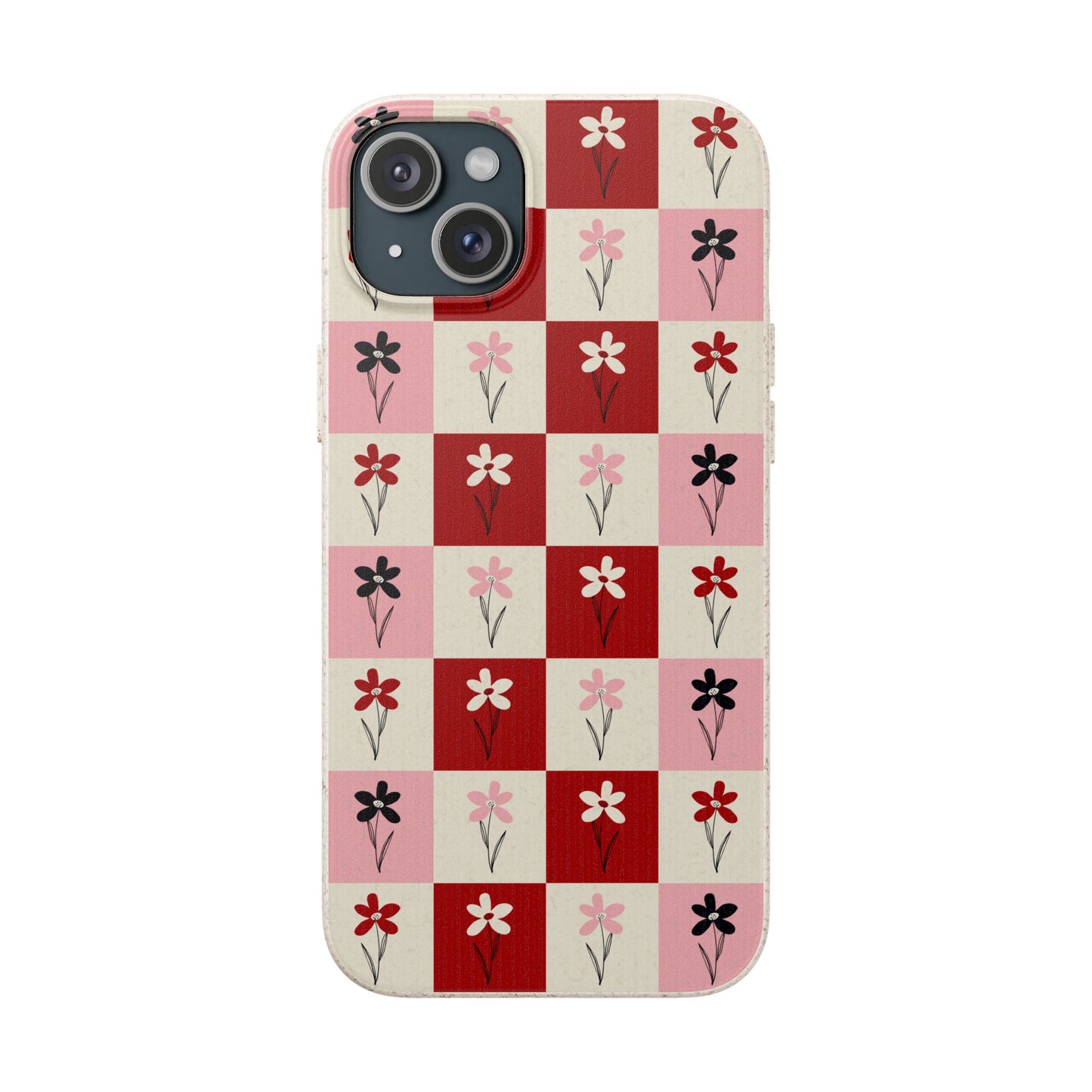 Pop Petal Plaid Eco-Friendly Phone Cases | Biodegradable | Sustainable