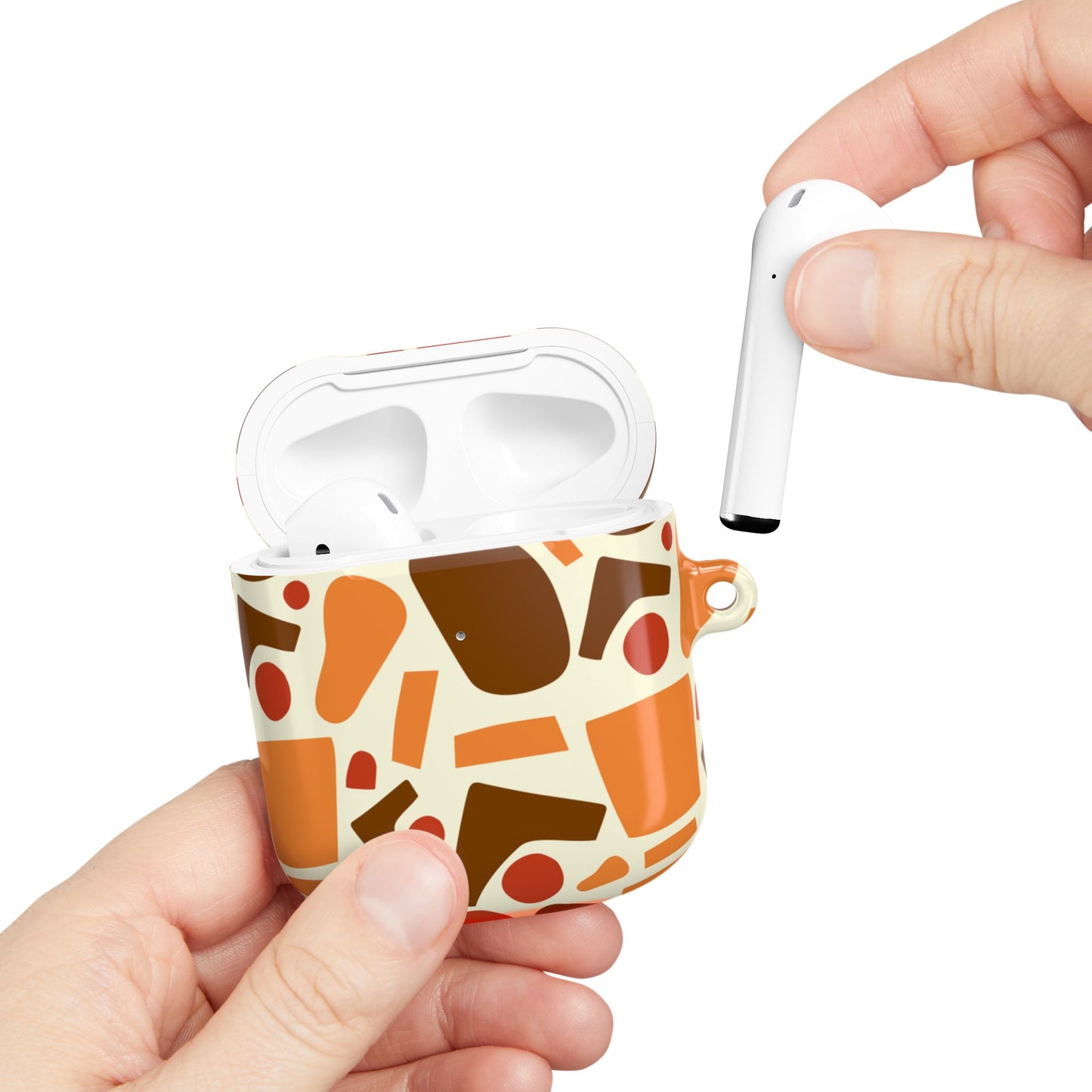 Geometric Retro Design AirPod Case
