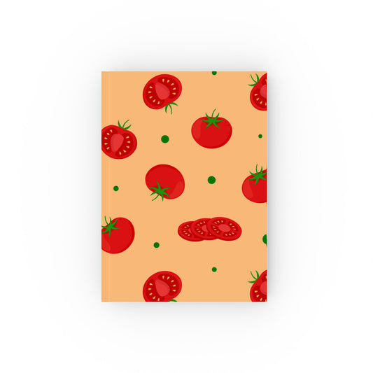 Tomato Pattern Hard Backed Journal