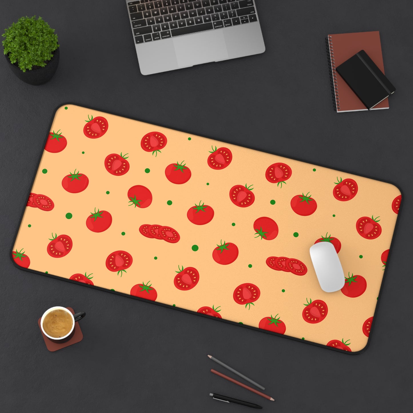 Tomato Pattern Desk Mat