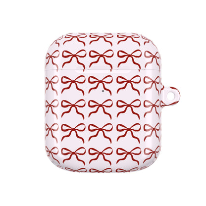 Cute Bow Pattern AirPod Case - Stylish & Protective Accessory