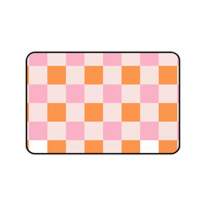 Colorful Checker Desk Mat