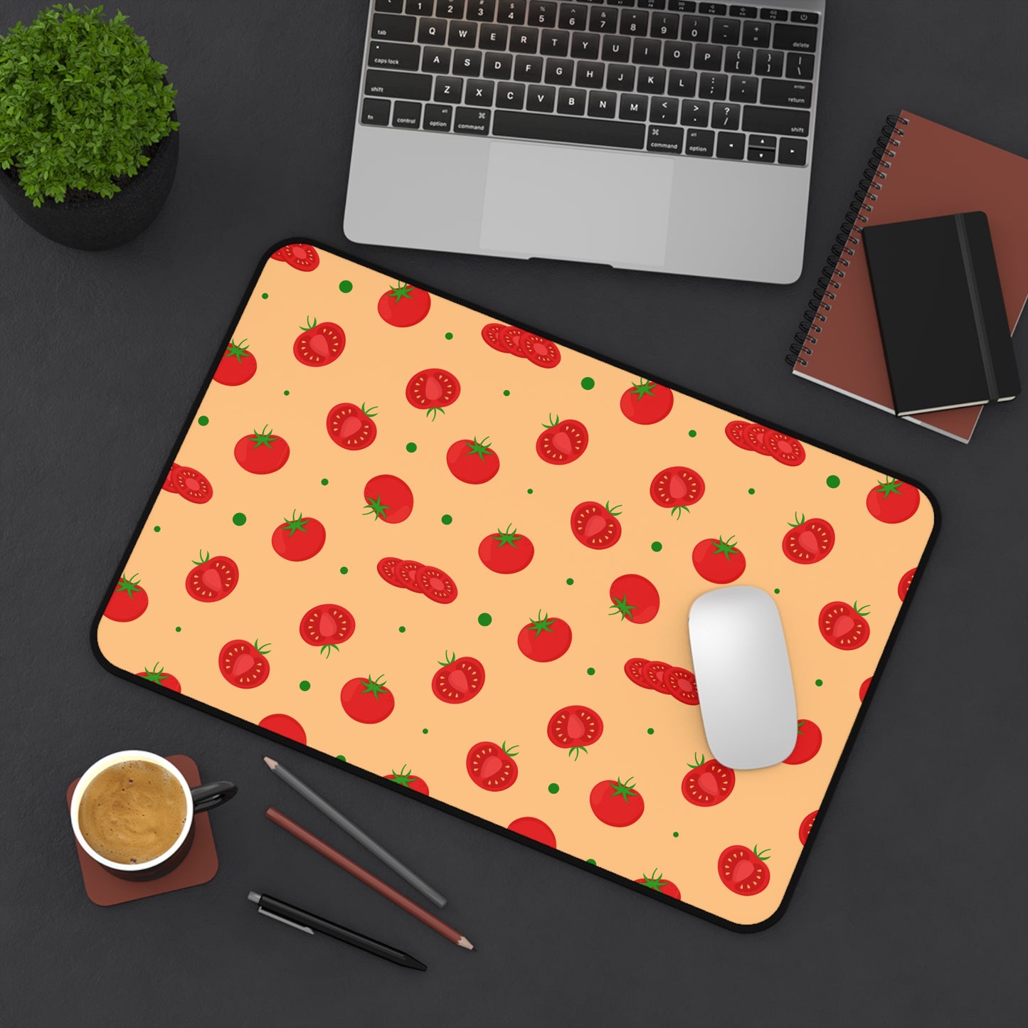 Tomato Pattern Desk Mat