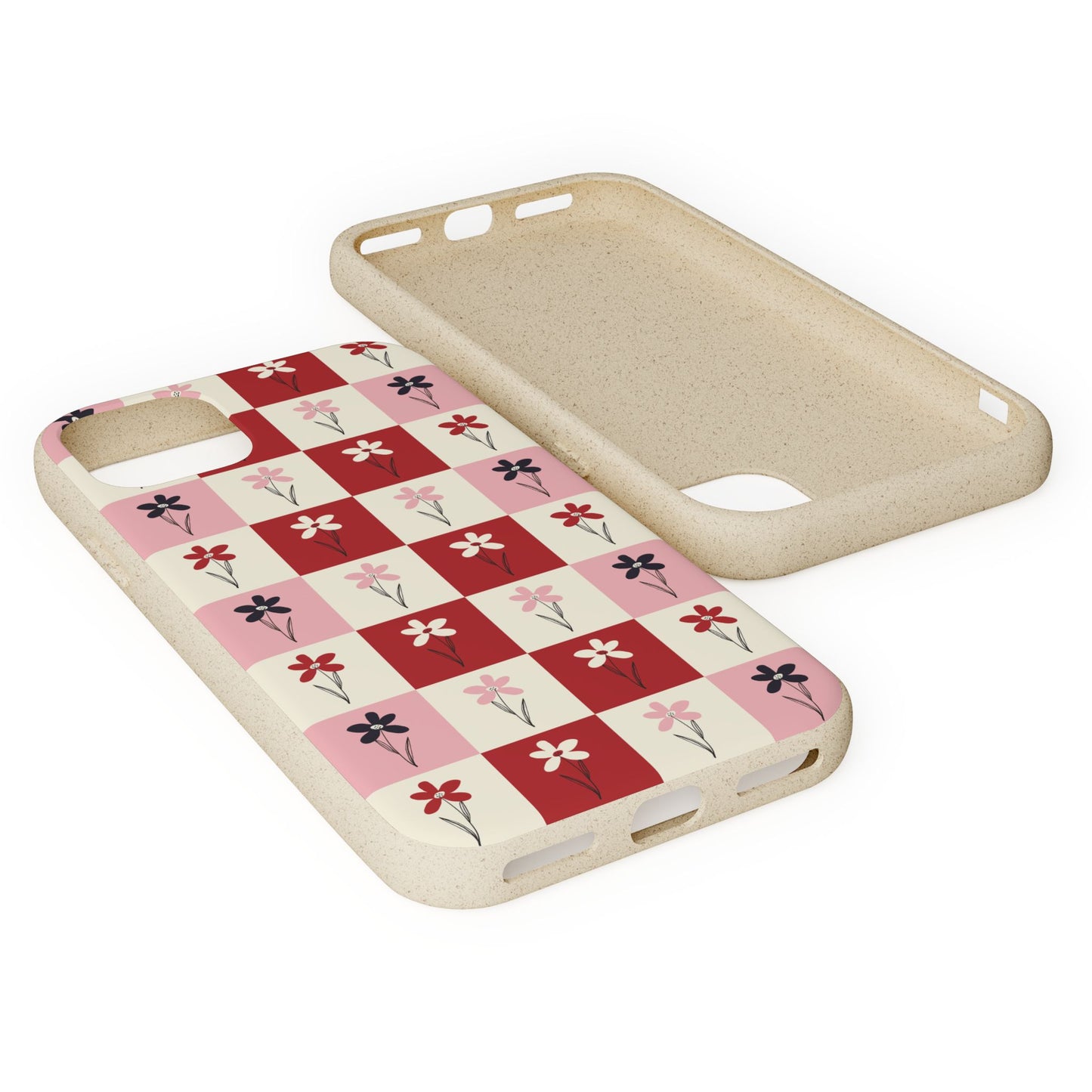 Pop Petal Plaid Eco-Friendly Phone Cases | Biodegradable | Sustainable