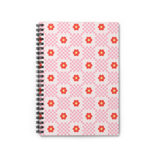 Checkered Crush Spiral Notebook | Ruled | Journal