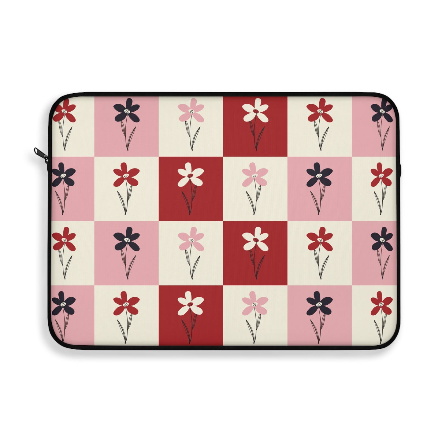 Pop Petal Plaid Laptop Sleeve