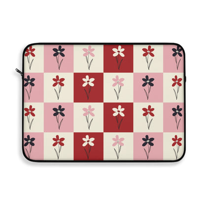 Pop Petal Plaid Laptop Sleeve