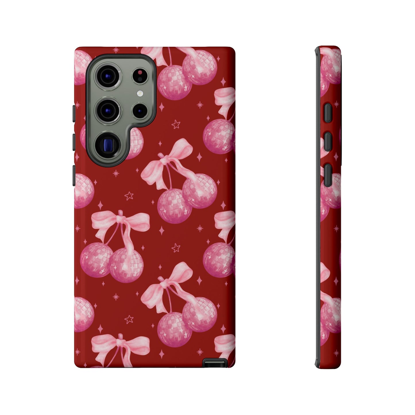 Festive Glitter Ball Phone Case - Holiday Cheer Design