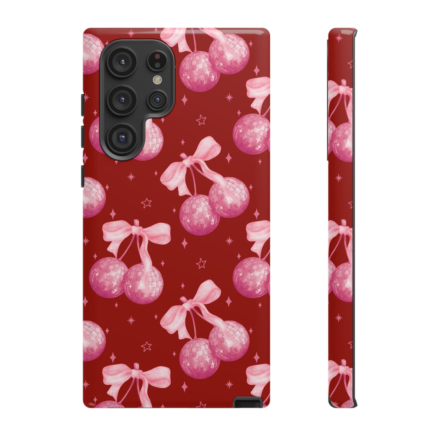 Festive Glitter Ball Phone Case - Holiday Cheer Design