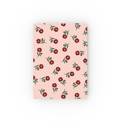 Crimson Bloom Hard Backed Journal