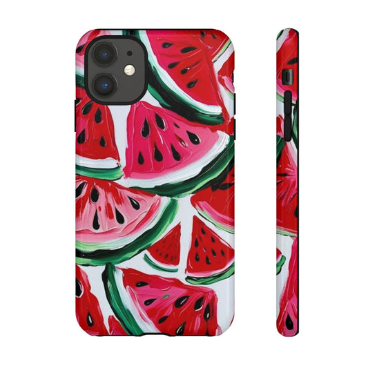 Watermelon Slice Phone Case - Fun & Colorful Tough Case for Summer