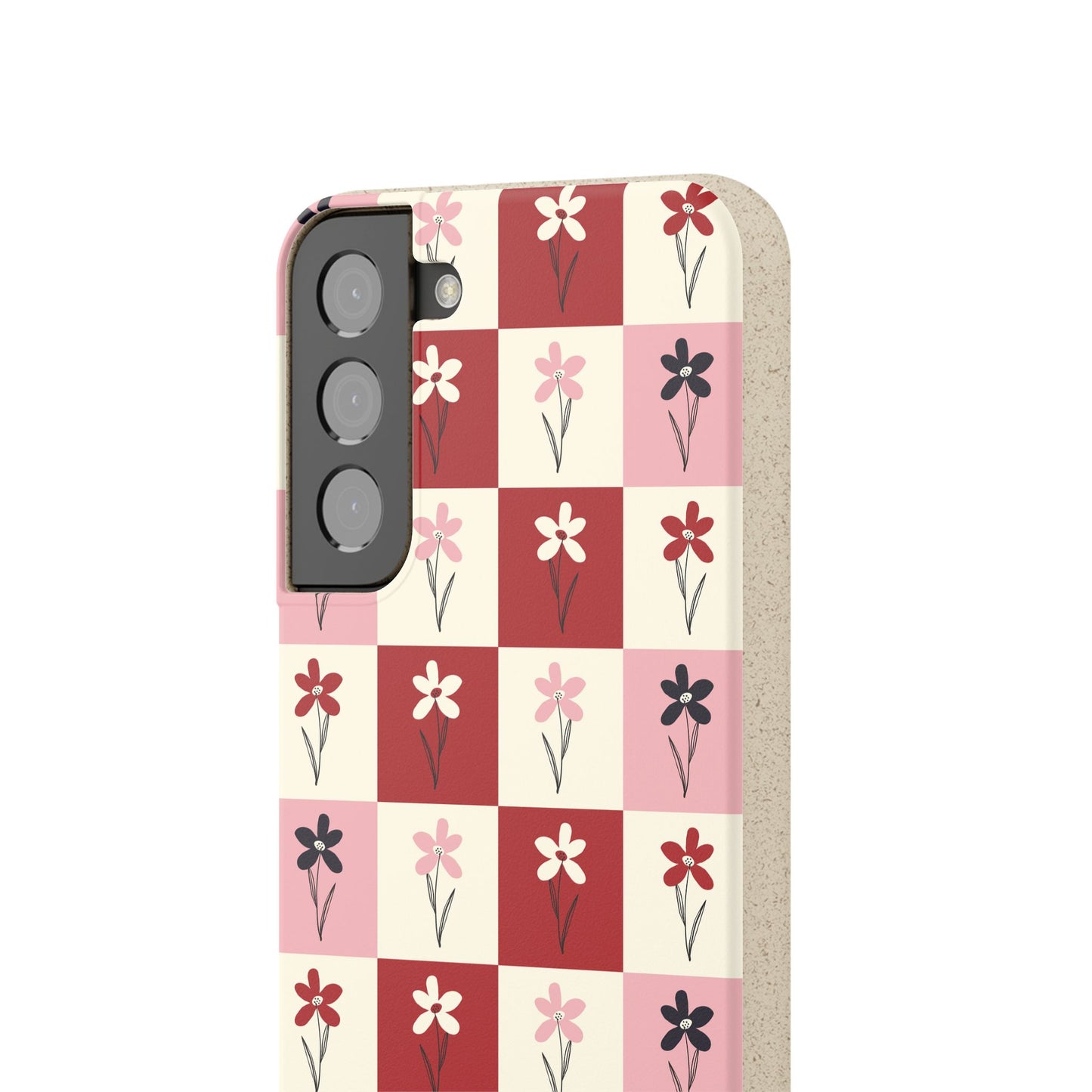 Pop Petal Plaid Eco-Friendly Phone Cases | Biodegradable | Sustainable
