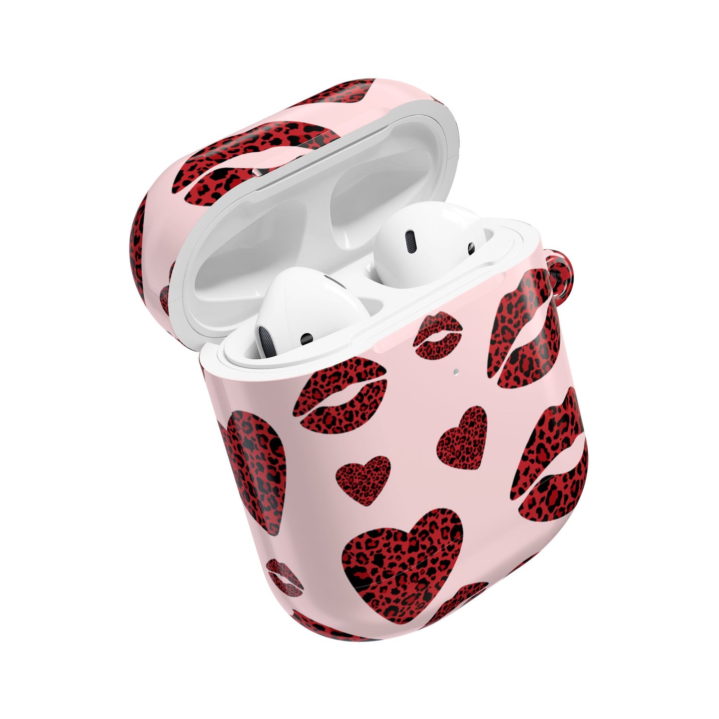 Leopard Kiss AirPod Case – Stylish Love and Wild Vibes