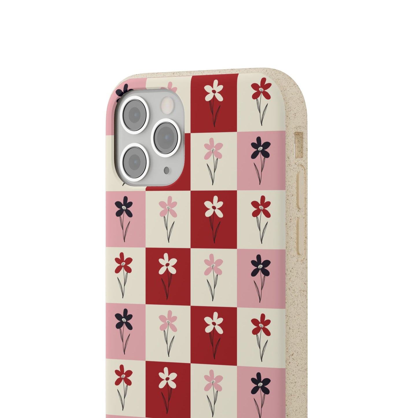 Pop Petal Plaid Eco-Friendly Phone Cases | Biodegradable | Sustainable