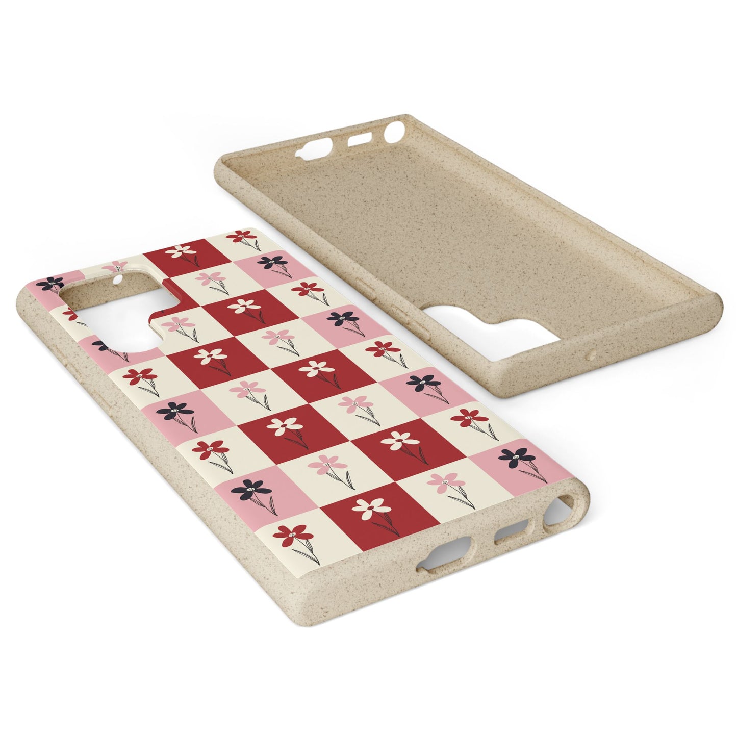 Pop Petal Plaid Eco-Friendly Phone Cases | Biodegradable | Sustainable