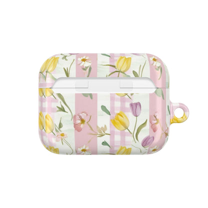 Floral AirPod Case with Pastel Flowers | Spring Vibe, Cute Gift, Stylish Accessory, Easter Present, Girls' Trendy Earbud Holder