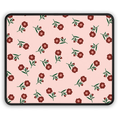 Crimson Bloom Mouse Pad