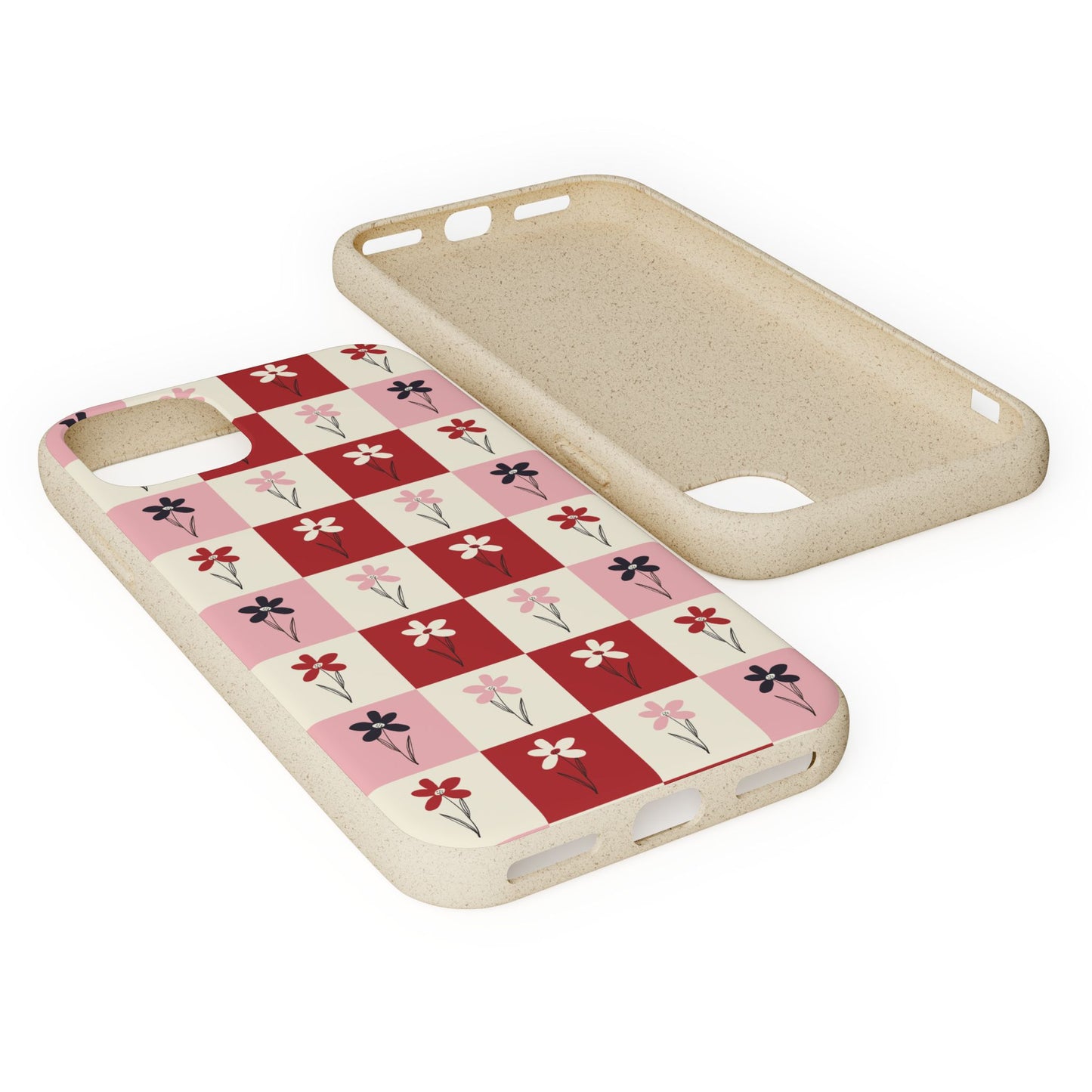 Pop Petal Plaid Eco-Friendly Phone Cases | Biodegradable | Sustainable