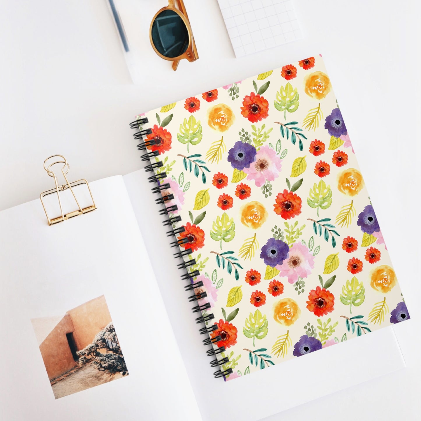 Botanical Bliss Spiral Notebook | Ruled | Journal