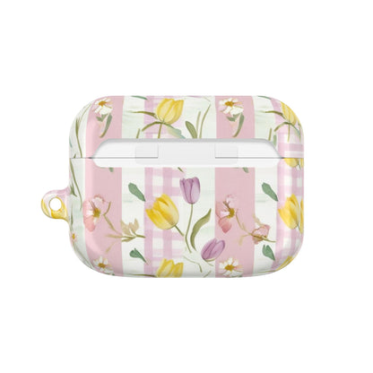 Floral AirPod Case with Pastel Flowers | Spring Vibe, Cute Gift, Stylish Accessory, Easter Present, Girls' Trendy Earbud Holder