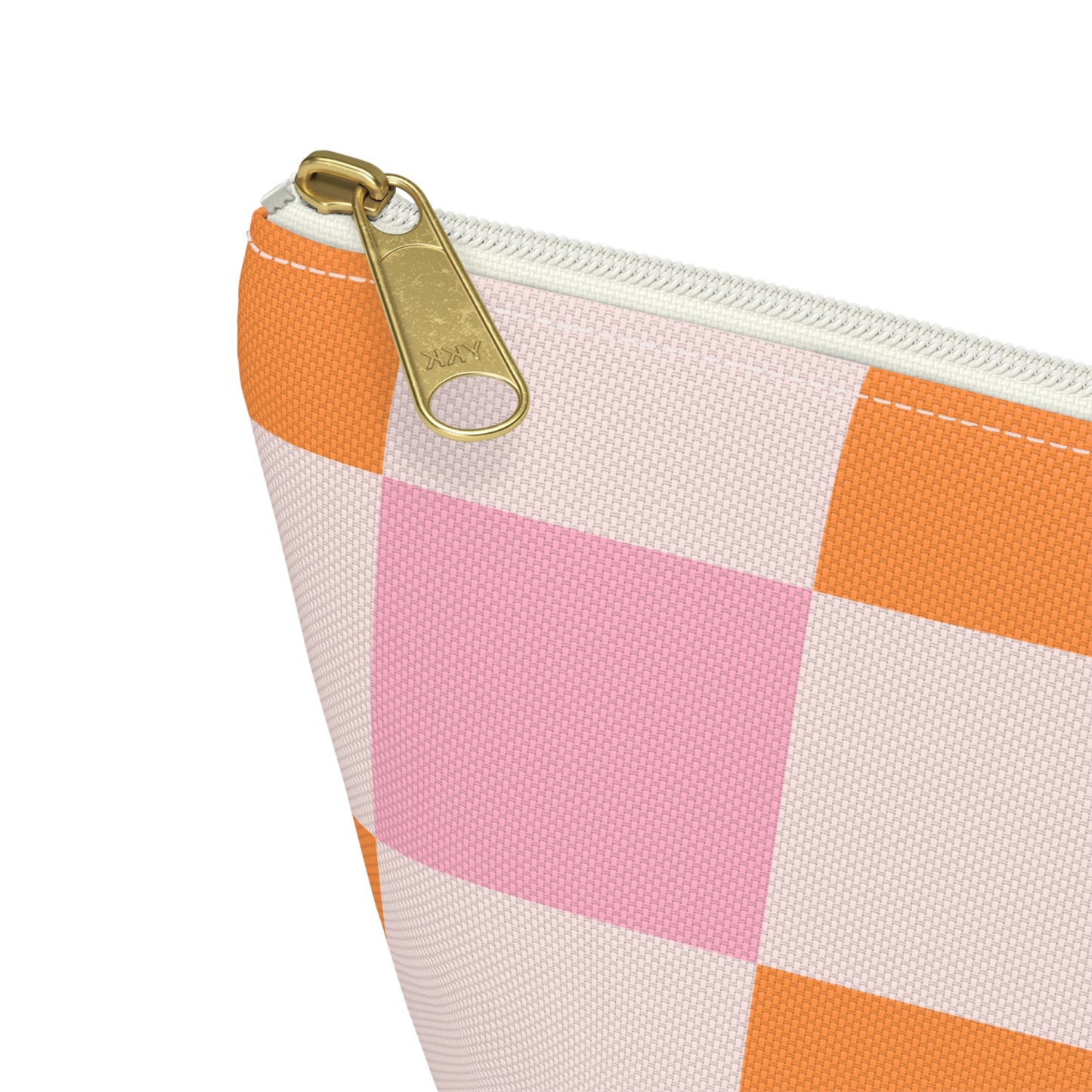 Colorful Checker Accessory Pouch | Makeup Bag | Travel Organizer