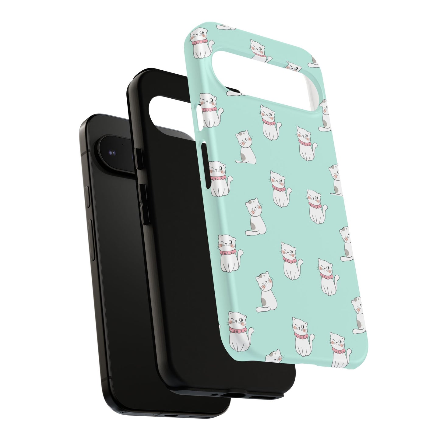 Cute Cat Pattern Phone Case for Cat Lovers
