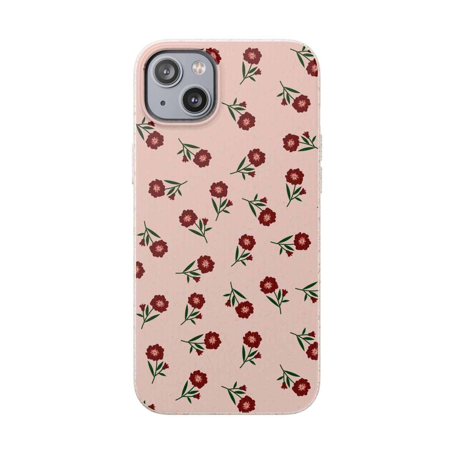 Crimson Bloom Eco-Friendly Phone Cases | Biodegradable | Sustainable
