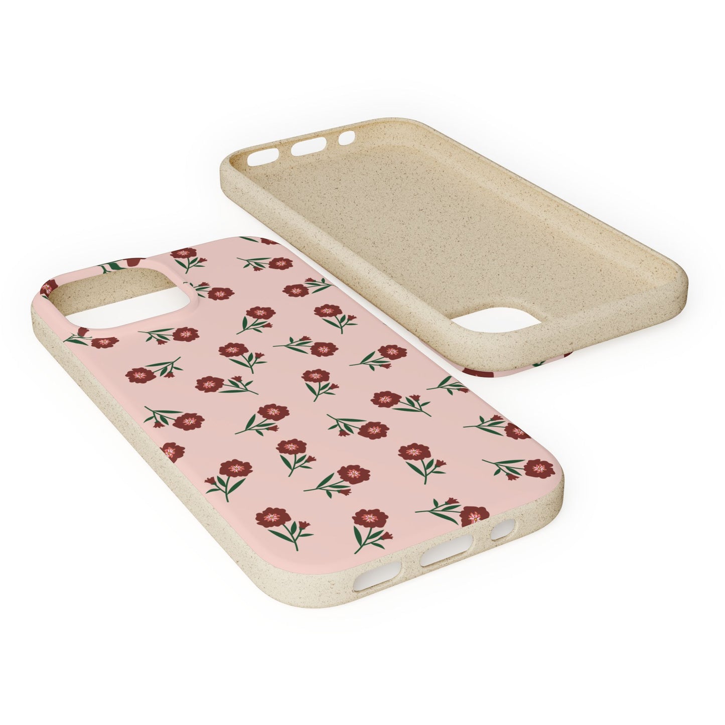 Crimson Bloom Eco-Friendly Phone Cases | Biodegradable | Sustainable