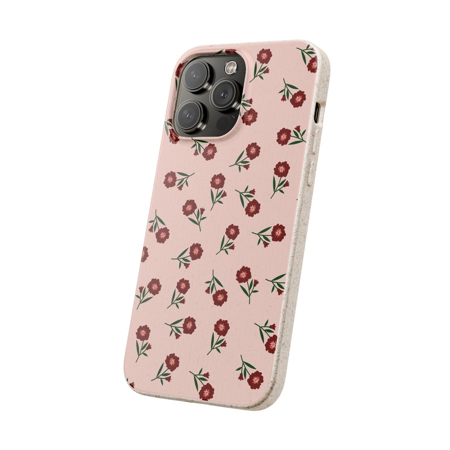 Crimson Bloom Eco-Friendly Phone Cases | Biodegradable | Sustainable