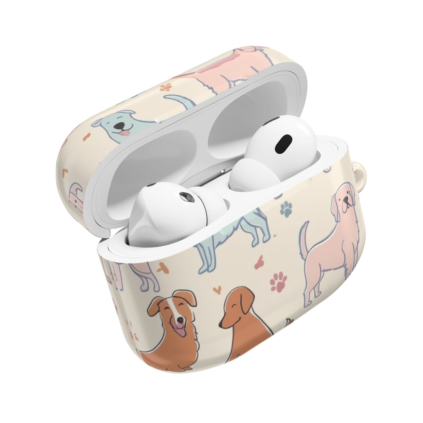 Cute Dog Pattern AirPod Case – Pet Lover Gift