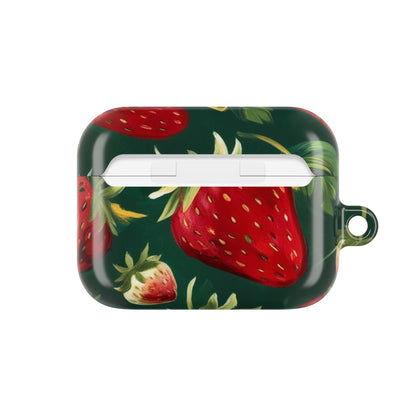 Strawberry AirPod Case - Cute Floral Accessory for Music Lovers