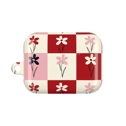 Pop Petal Plaid AirPod Cases