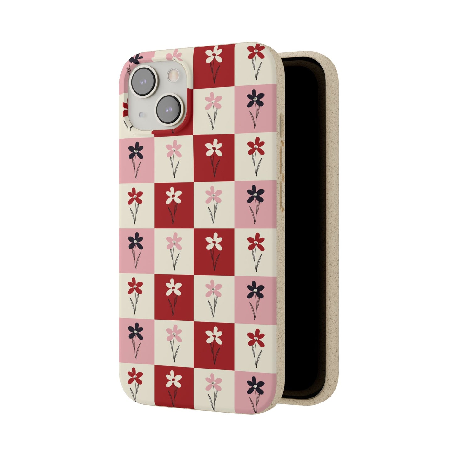 Pop Petal Plaid Eco-Friendly Phone Cases | Biodegradable | Sustainable