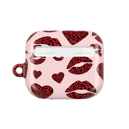 Leopard Kiss AirPod Case – Stylish Love and Wild Vibes