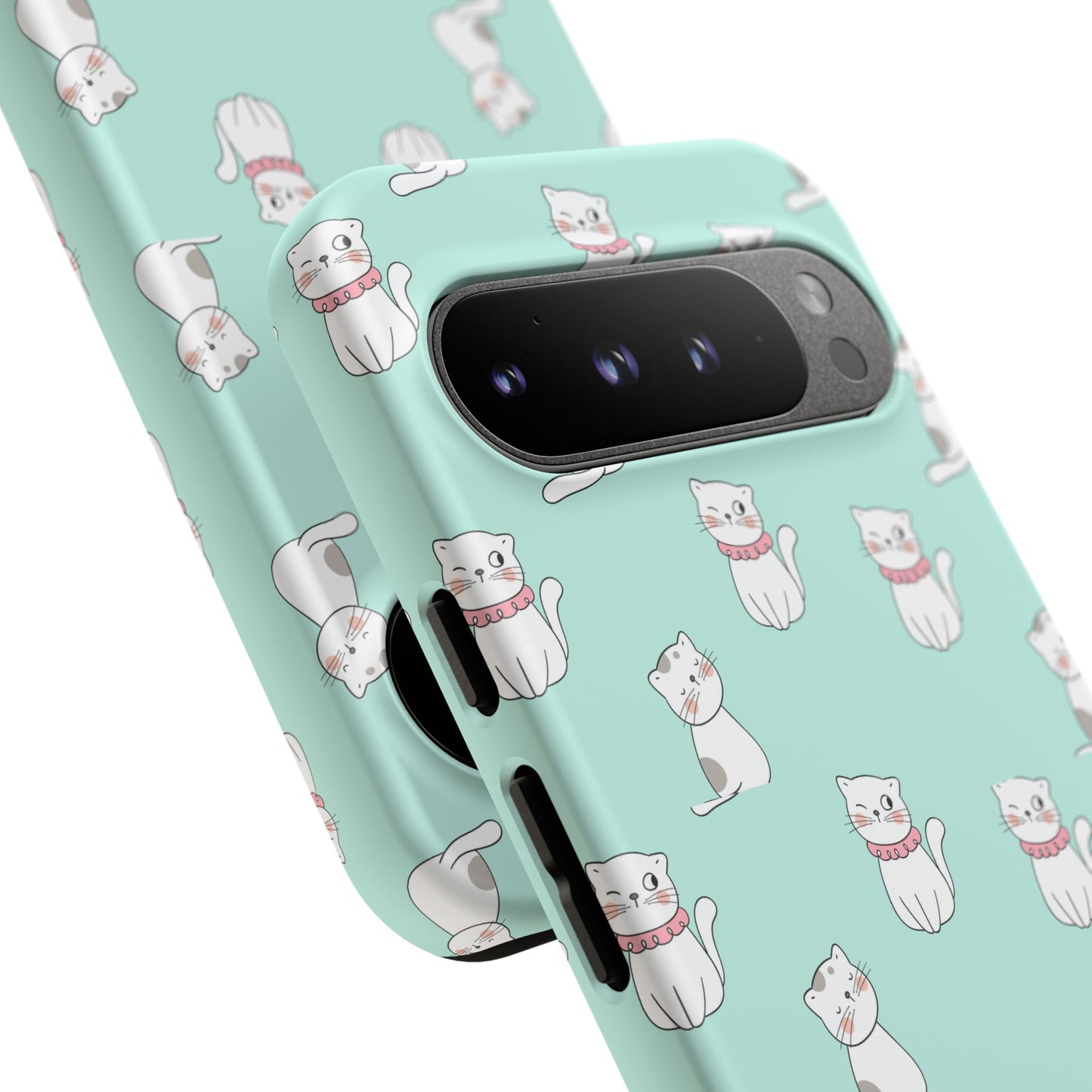 Cute Cat Pattern Phone Case for Cat Lovers