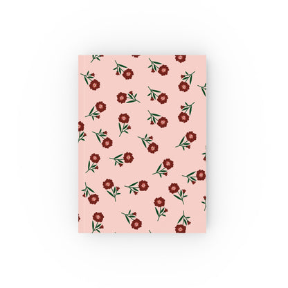 Crimson Bloom Hard Backed Journal