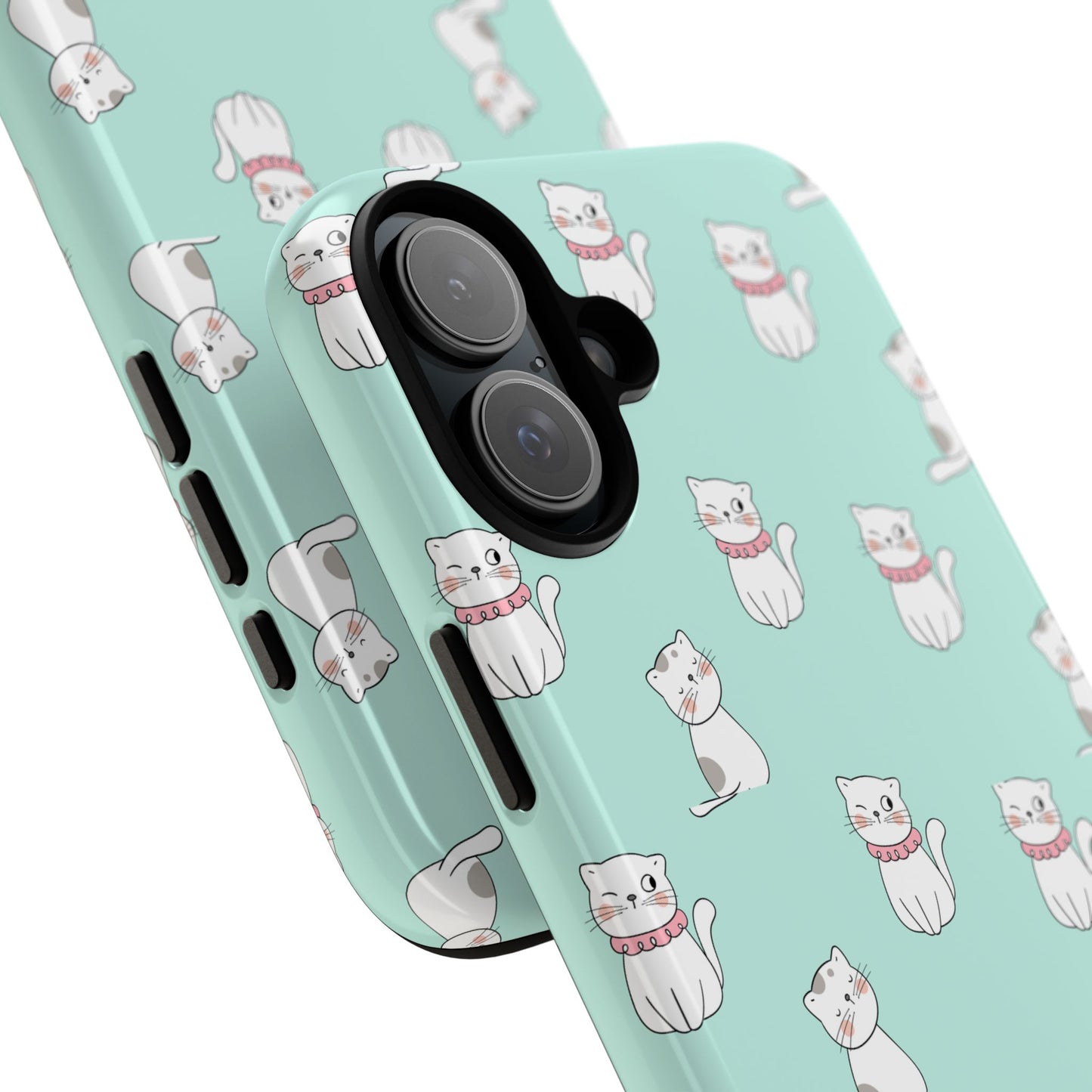 Cute Cat Pattern Phone Case for Cat Lovers