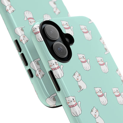 Cute Cat Pattern Phone Case for Cat Lovers