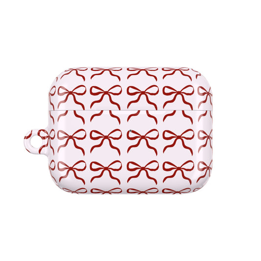 Cute Bow Pattern AirPod Case - Stylish & Protective Accessory