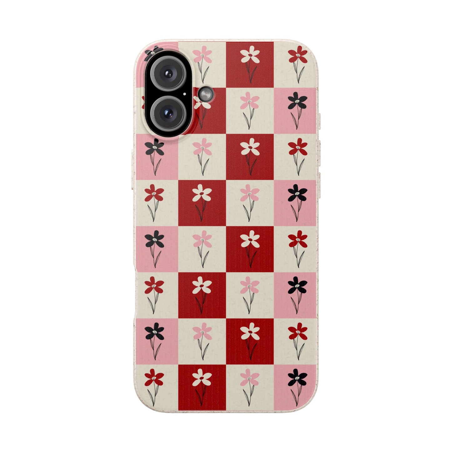 Pop Petal Plaid Eco-Friendly Phone Cases | Biodegradable | Sustainable