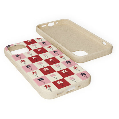 Pop Petal Plaid Eco-Friendly Phone Cases | Biodegradable | Sustainable