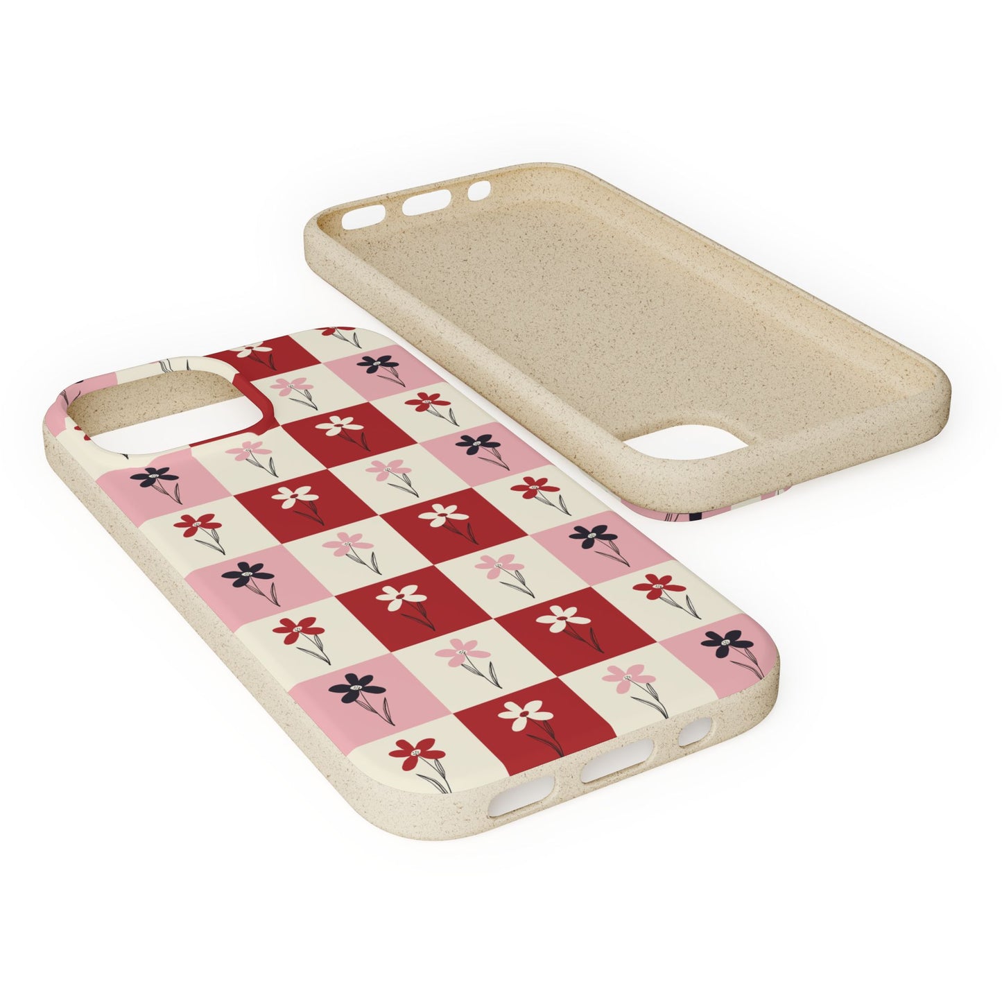 Pop Petal Plaid Eco-Friendly Phone Cases | Biodegradable | Sustainable
