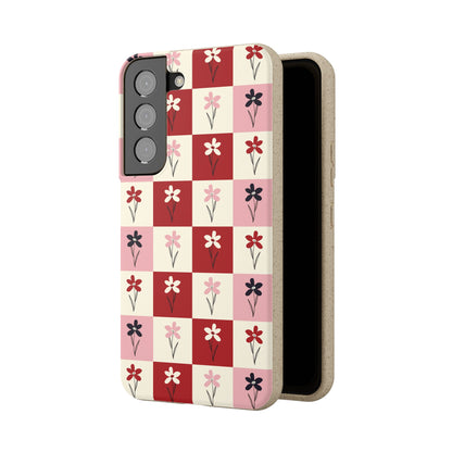 Pop Petal Plaid Eco-Friendly Phone Cases | Biodegradable | Sustainable