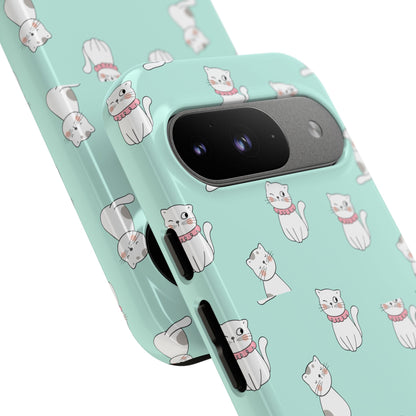 Cute Cat Pattern Phone Case for Cat Lovers