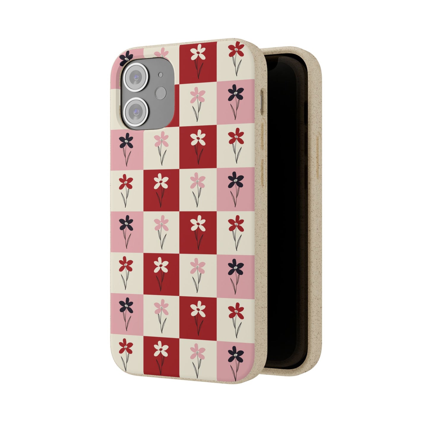 Pop Petal Plaid Eco-Friendly Phone Cases | Biodegradable | Sustainable