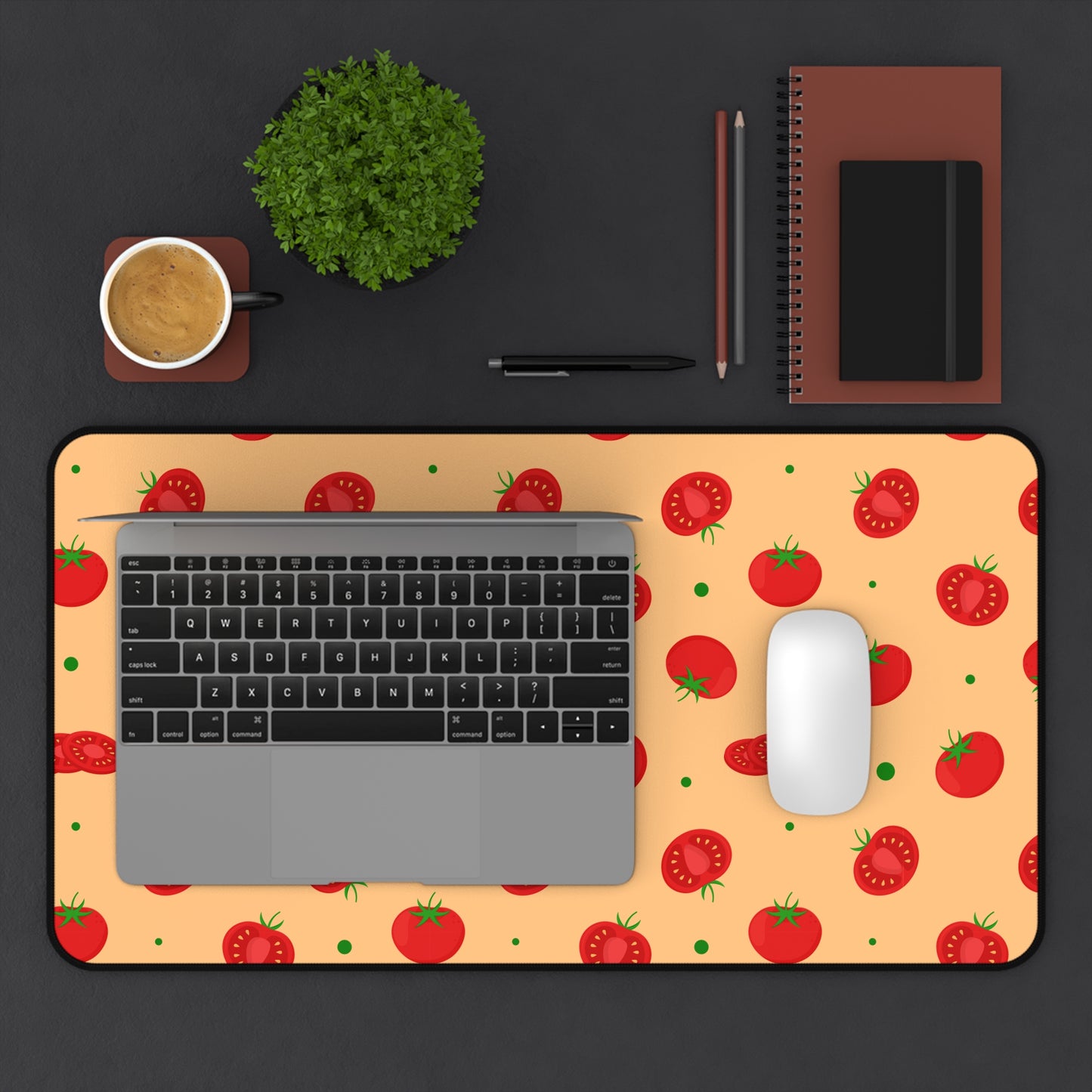 Tomato Pattern Desk Mat