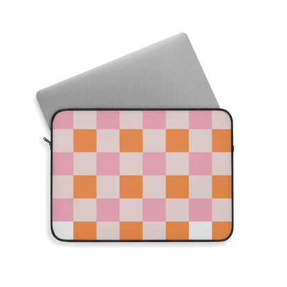 Colorful Checker Laptop Sleeve | Stylish Computer Case