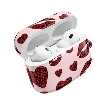 Leopard Kiss AirPod Case – Stylish Love and Wild Vibes