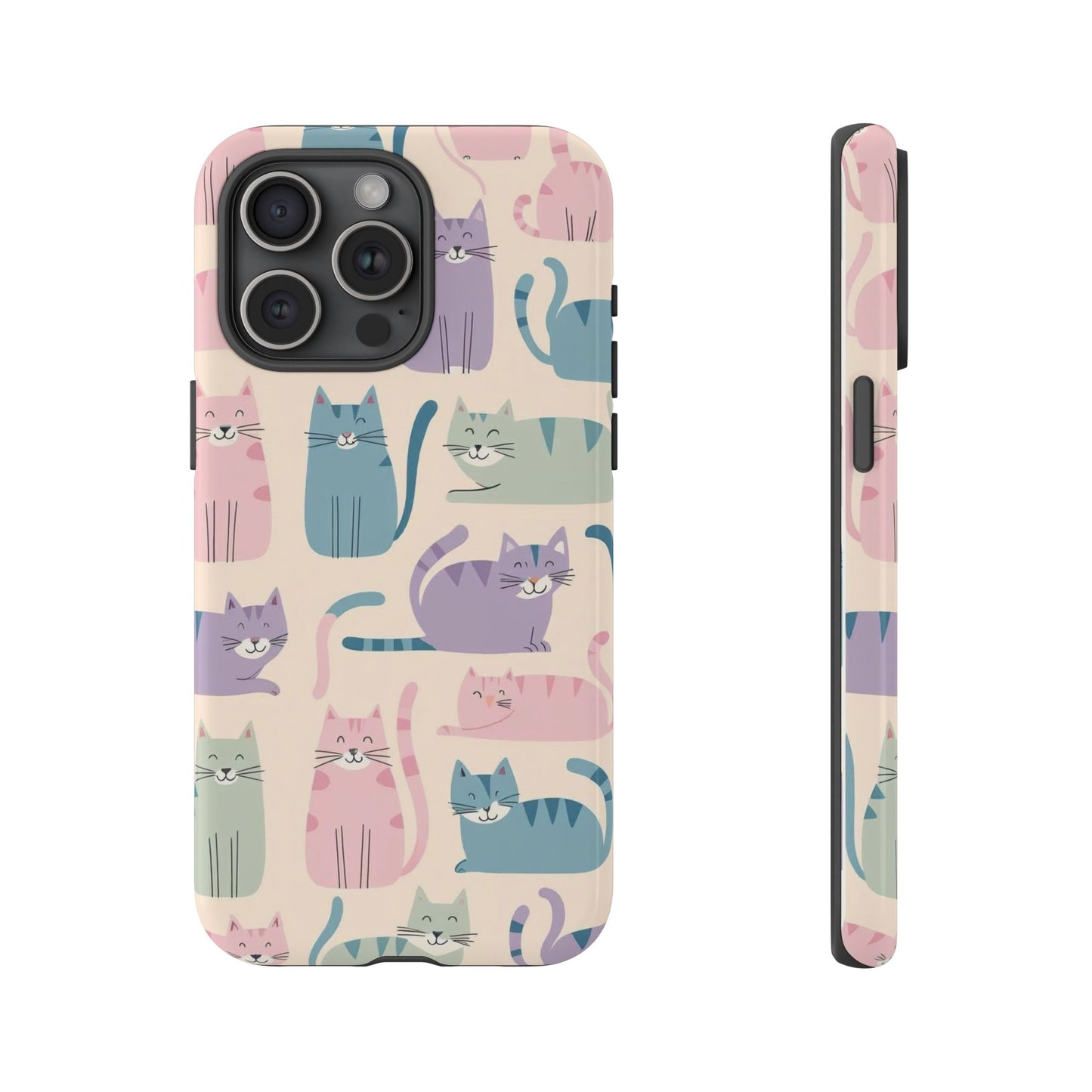 Cute Cat Phone Case - Tough & Stylish Pet Lover Accessory